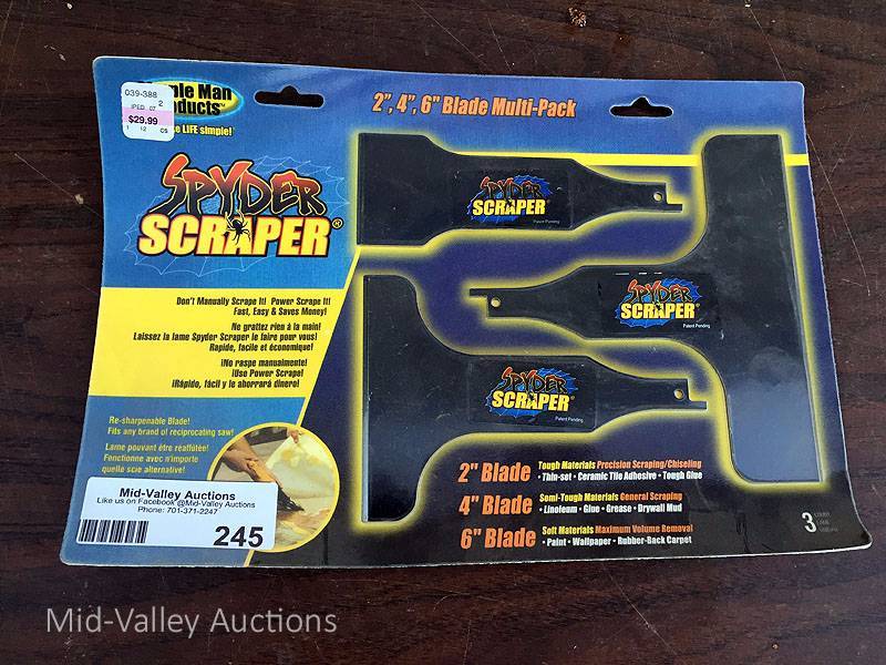 lot 245 image: Spider Scrapers