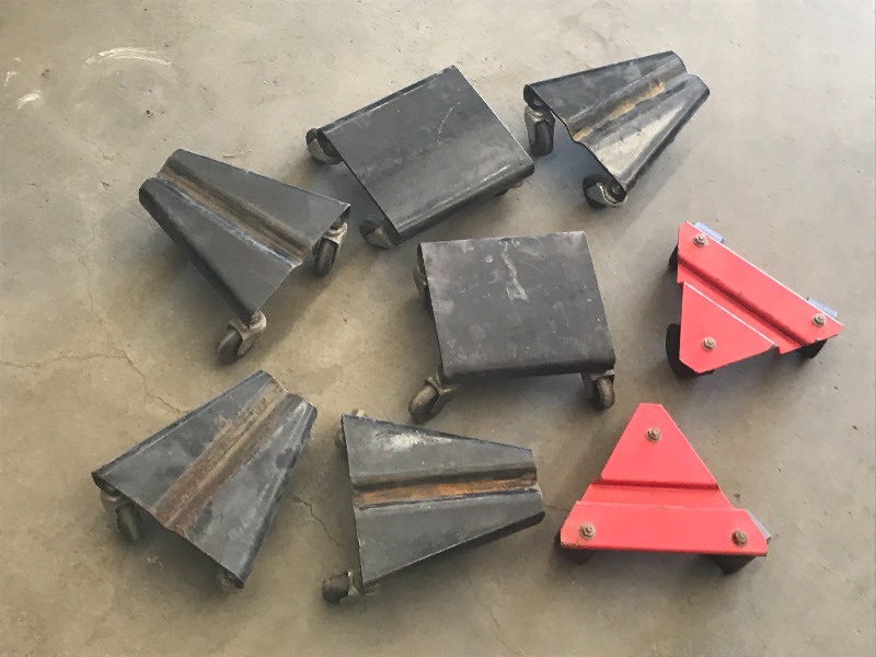 lot 2 image: Lot Of Steel Snowmobile Dollies ...