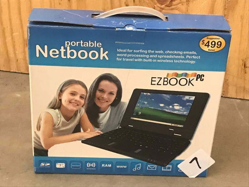 lot 7 image: New EZ-Book PC Portable Netbook ...