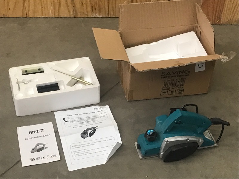 lot 10 image: New 115Volt Electric Wood Planer ...