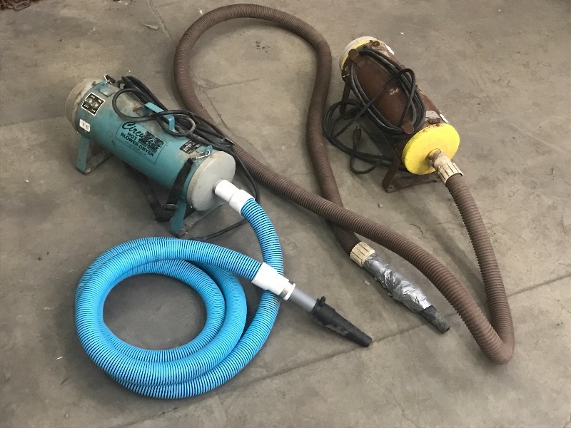 lot 19 image: (2) 115Volt Hot BlowerDryers With ...