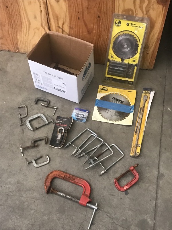 lot 32 image: Box Of 6 Steel Stacked Dado Blade...