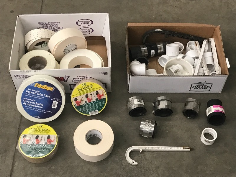 lot 35 image: (2) Boxes Of Assorted Drywall Suppl...