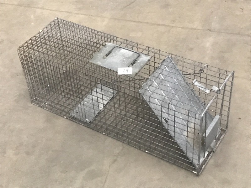 lot 37 image: (1) Large-Sized Animal Live Trap ...