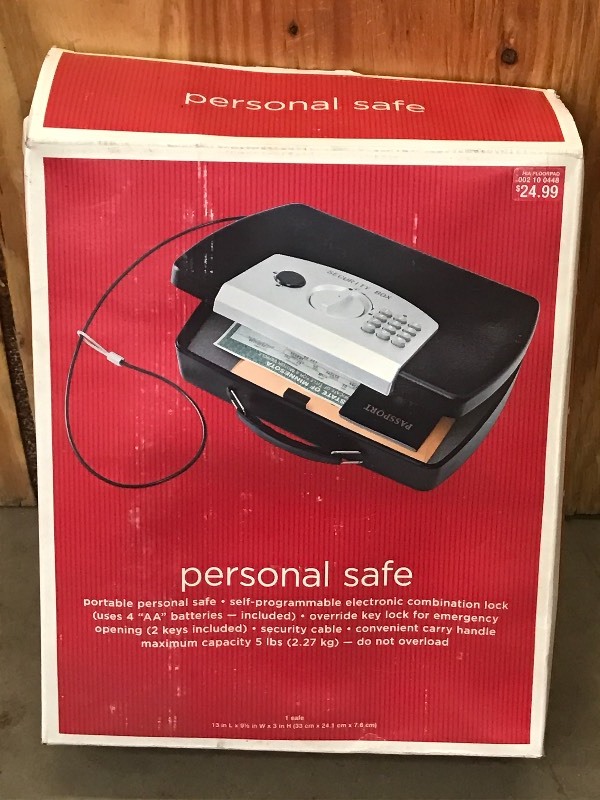 lot 70 image: Unused Electronic Personal Safe...