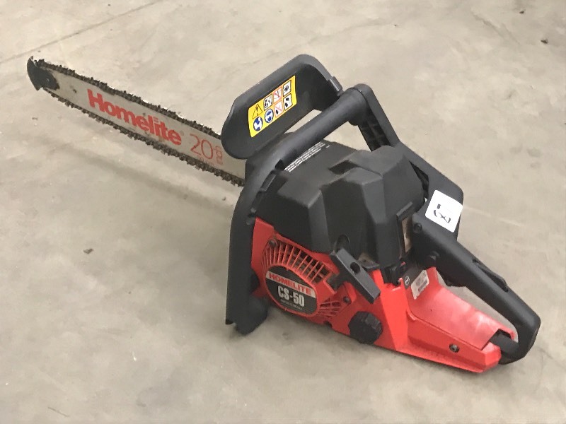 lot 87 image: Homelite CS-50 Chainsaw, Has Compre...