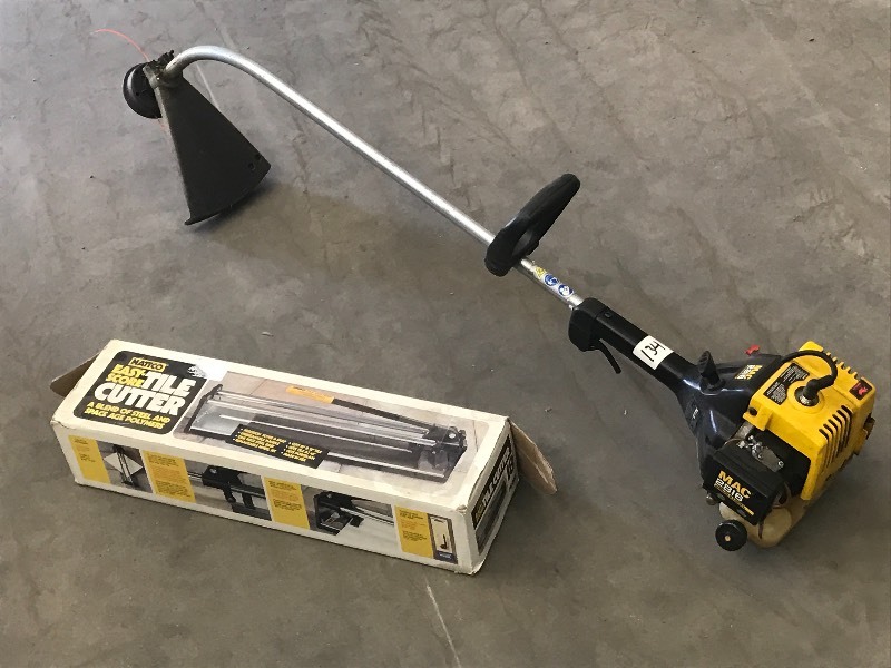 lot 134 image: Lot Of McCulloch Grass Trimmer & E...