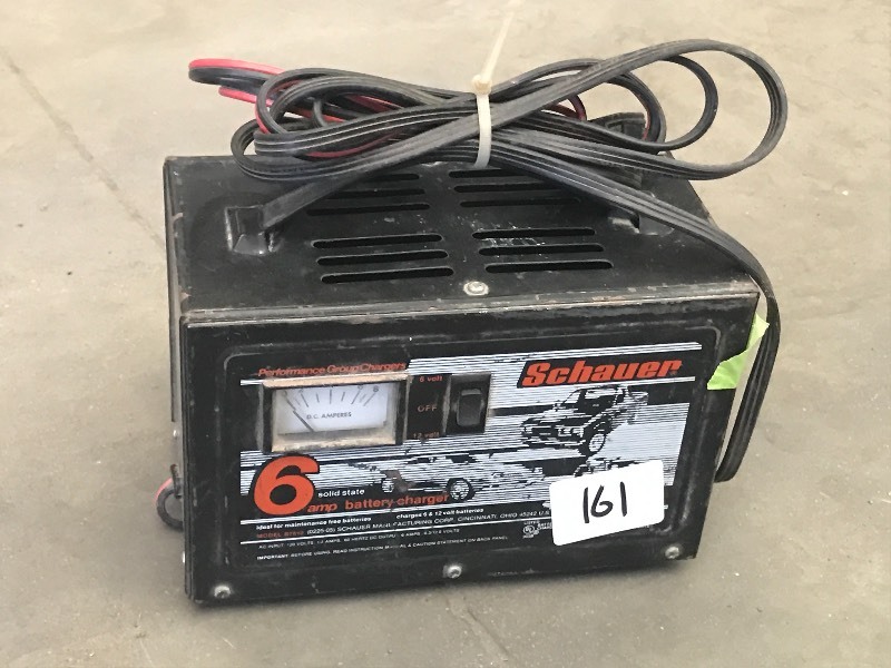 lot 161 image: Schauer 6Amp Battery Charger ...