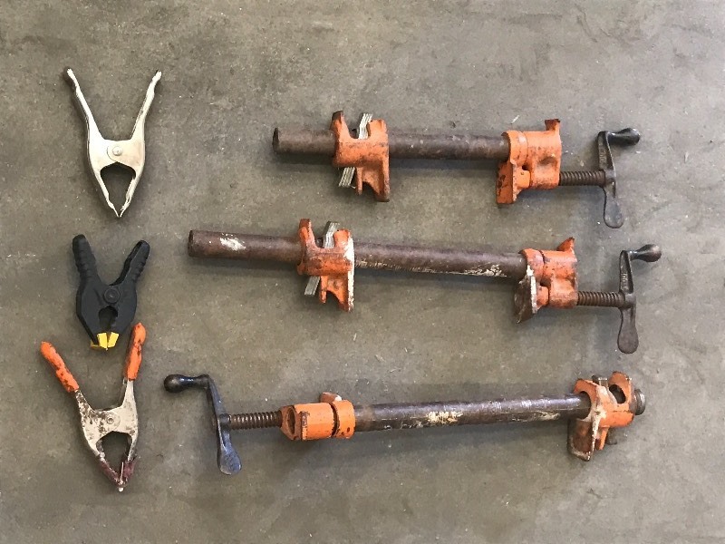lot 168 image: Lot Of Bar Clamps & Hand Clamps ...