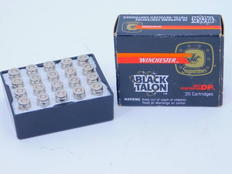 lot 3 image: Winchester Black Talon 9mm Luger