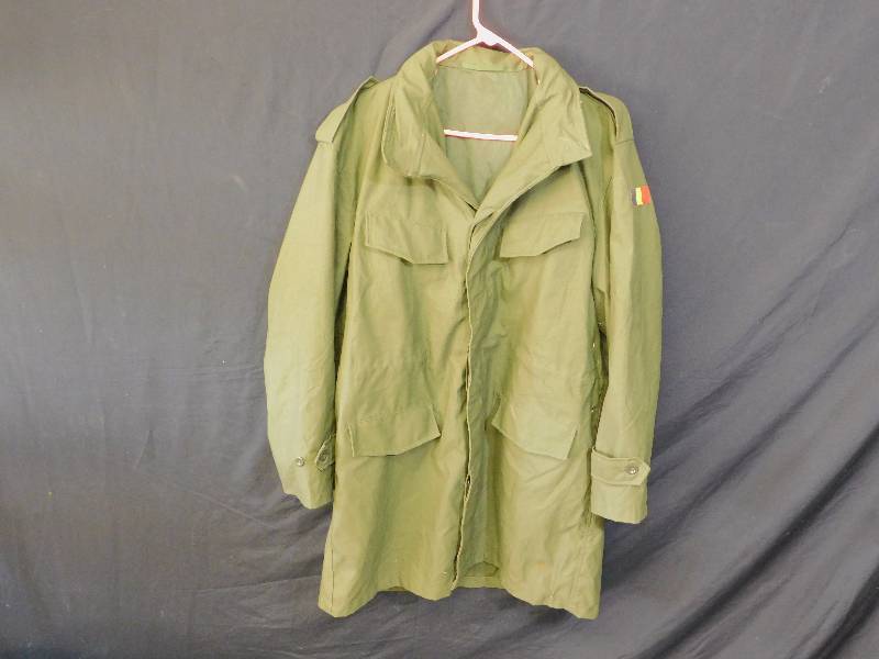 lot 67 image: Belgian Military Surplus M64 Parka, Size 54-56 Belgian