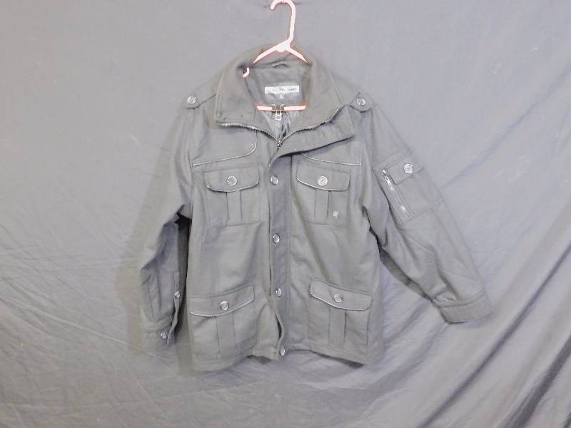 lot 71 image: German Military Surplus Air Force Dress Coat with Liner, Used Size XL