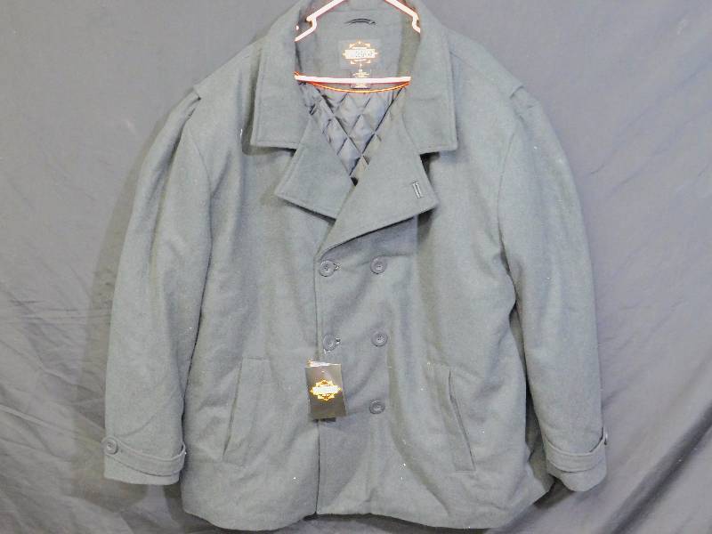 lot 74 image: Guide Gear Mens Wool-Blend Pea Coat Size 3 XL