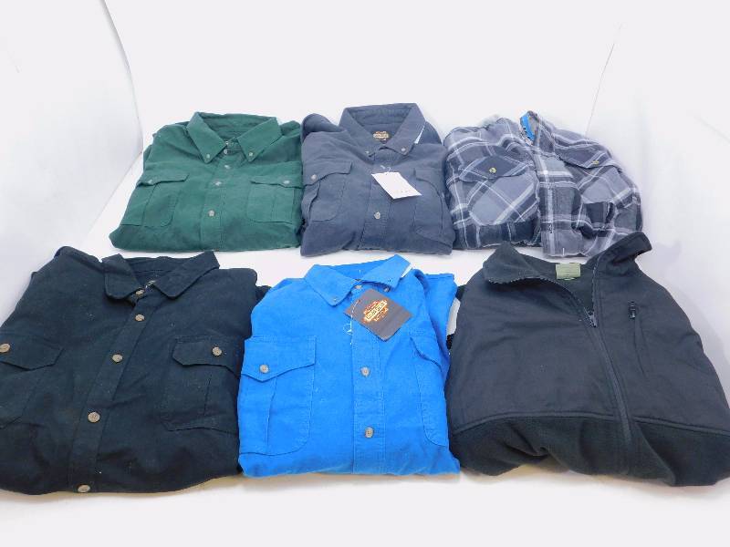 lot 100 image: Lot of 5 Shirts And 1 Jacket All Size 2 XL