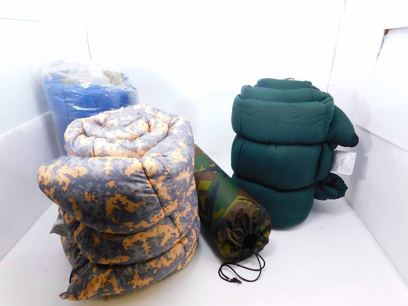 lot 127 image: Lot Contains (3) Sleeping Bags and A sleeping Matt
