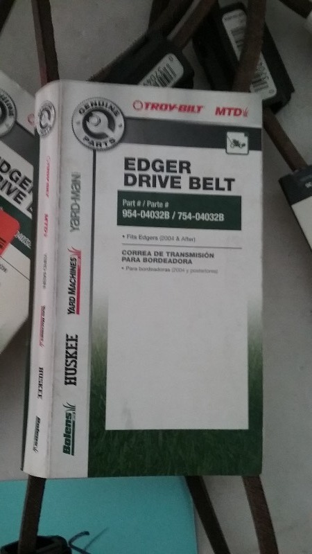5x Edger Belts