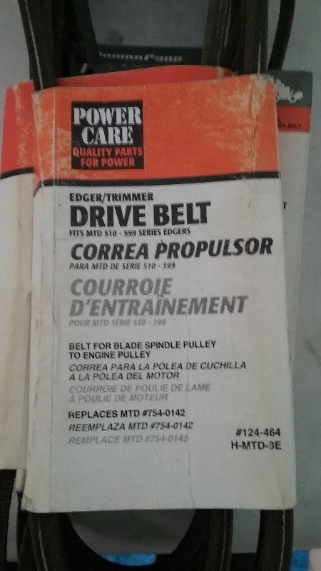 5x Edger Belts