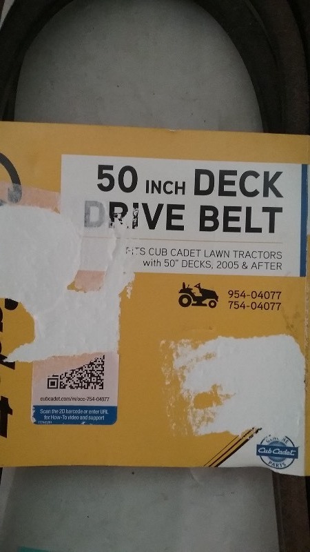 50 Deck Drive Belt