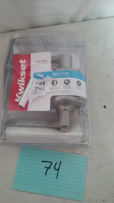 Kwikset Bed and Bath Knobs