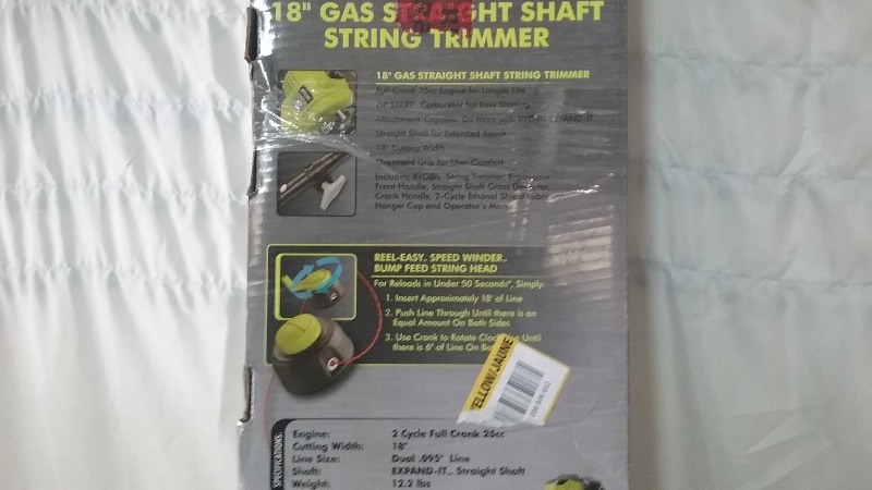 Ryobi Weed Trimmer, Expand-It