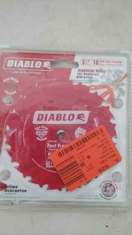 3x Diablo Saw Blades