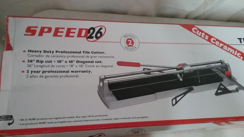Rubi Tile Cutter