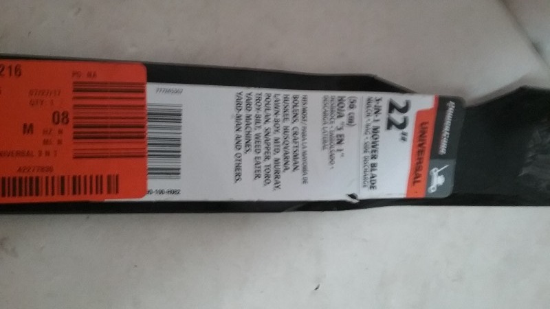 Lawn Mower Blades x2