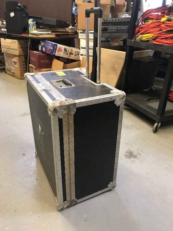 lot 102 image: ROAD CASE WITH PROJECTOR