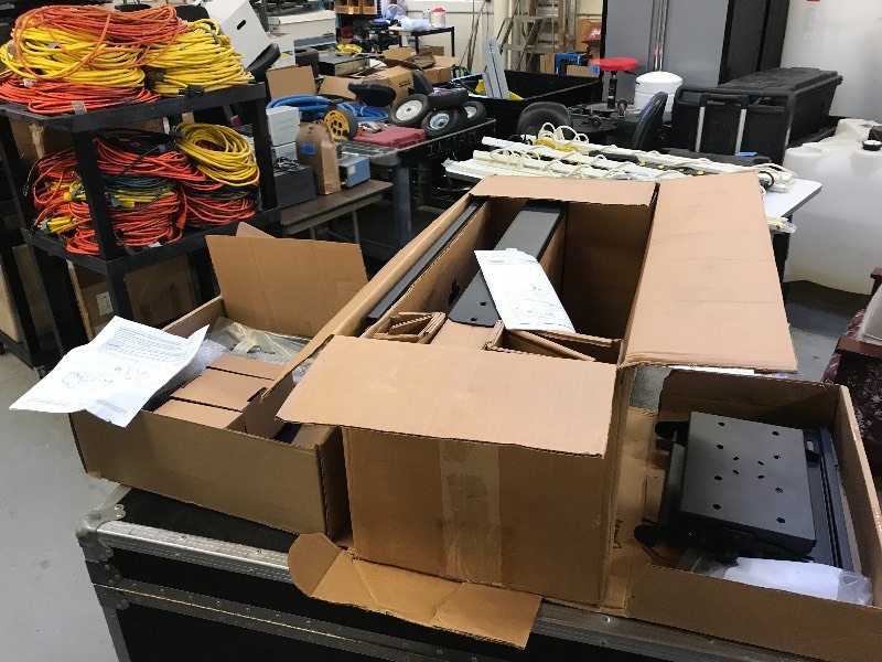 lot 124 image: 3 TV  MONITOR MOUNTS