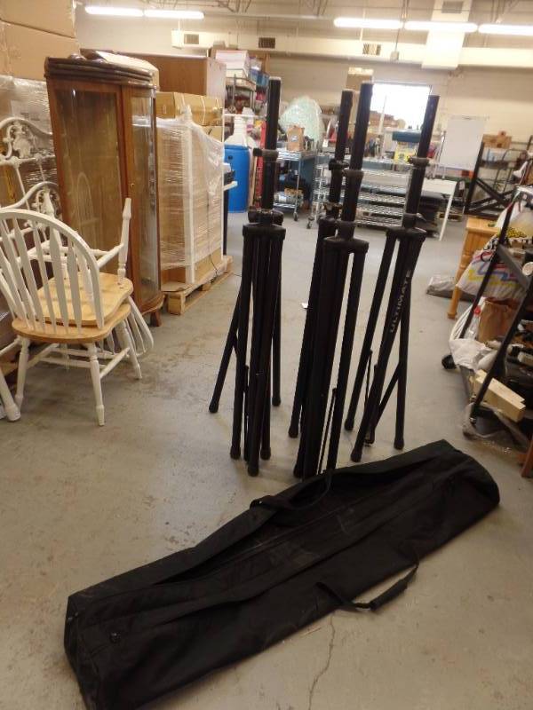 lot 153 image: ULTIMATE SUPPORT SPEAKER STANDS