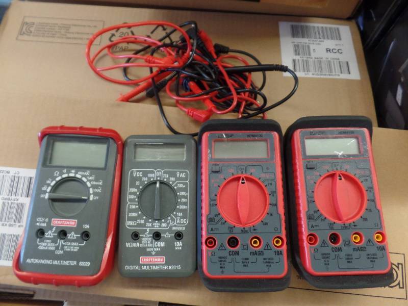 lot 139 image: MULTIMETERS