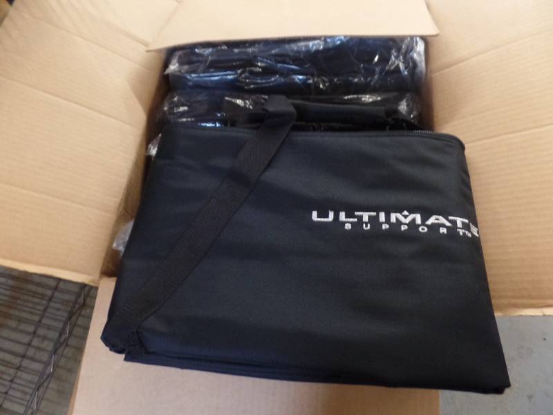 lot 209 image: ULTIMATE SUPPORT SPEAKER STAND BAGS