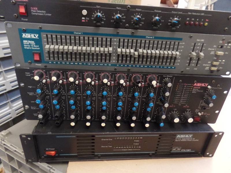 lot 227 image: ASHLY AUDIO EQUIPMENT