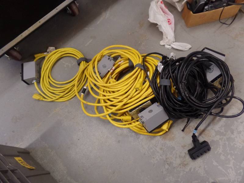 lot 240 image: POWER CORDS WITH RHEOSTATS