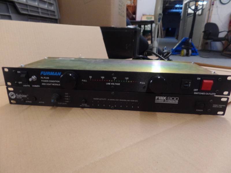 lot 244 image: POWER CONDITIONER AND FEEDBACK EXTERMINATOR