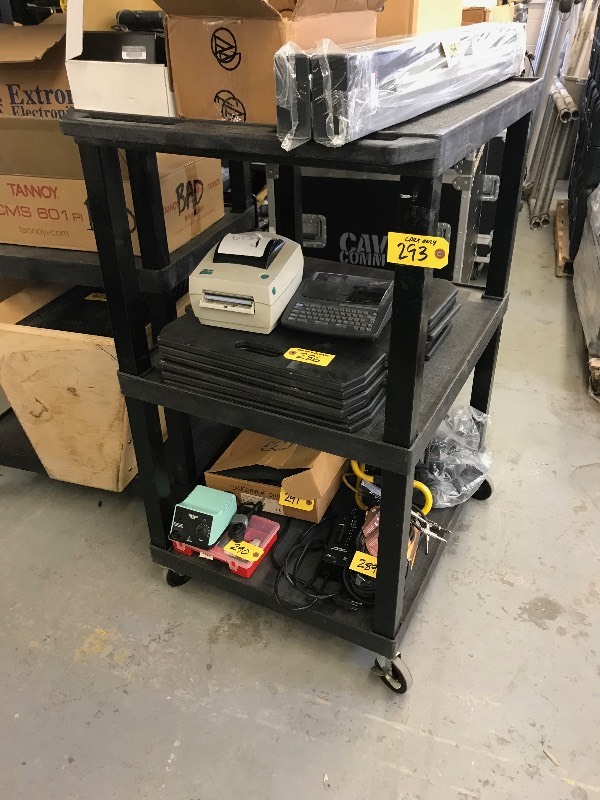 lot 293 image: TALL AV CART