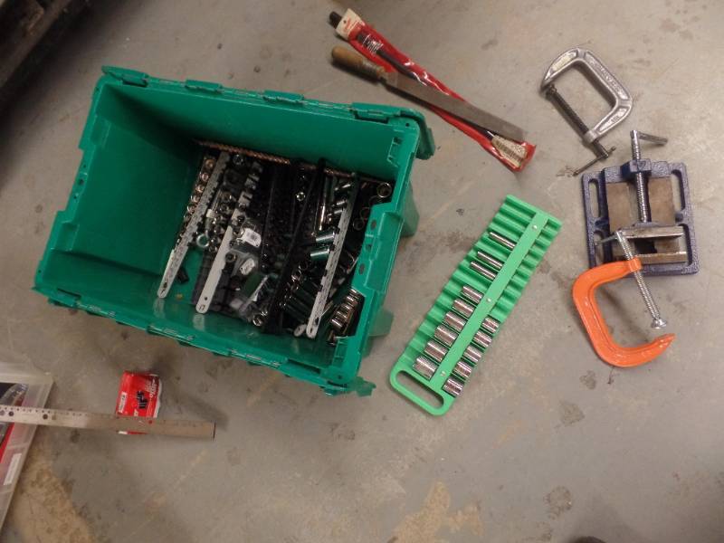 lot 305 image: SOCKET SETS, VISES AND CLAMPS