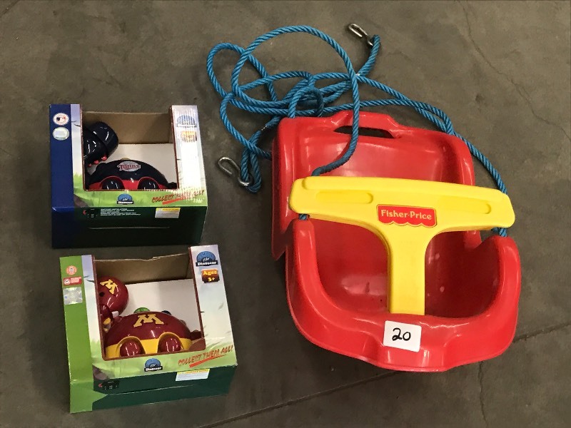 lot 20 image: Lot Of Toddler Swing & (2) Toddler...