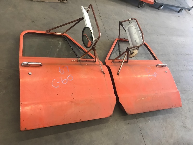 lot 24 image: Pair Of 1967 Chevrolet C60 Truck Do...