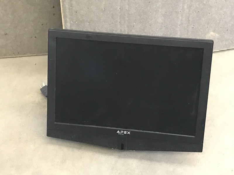 lot 25 image: Apex Digital 19 T.V. With Wall Mou...