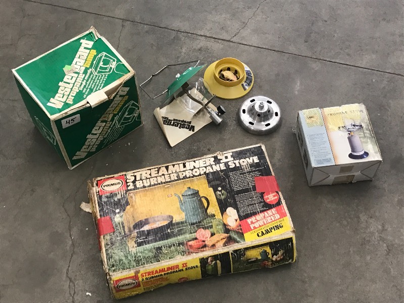 lot 45 image: Lot Of Propane Lamp, Propane Camp ...