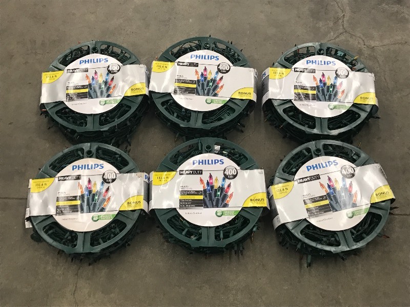 lot 51 image: Lot Of (6) New Phillips 400-Light H...