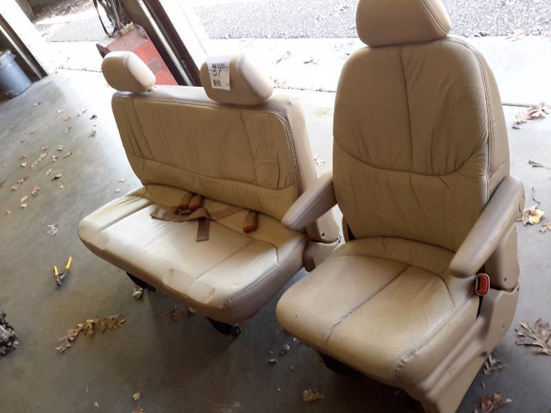 2 Leather Seats as pictured� 1, Bench Seat  1 Bucket seat