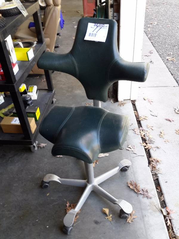 Office Chair designed for someone with a bad back