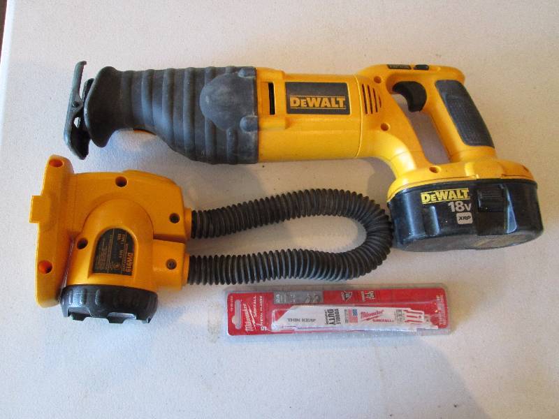 lot 34 image: DeWalt Cordless Reciprocating Saw