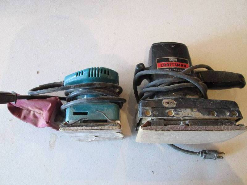lot 40 image: Makita & Craftsman Sanders
