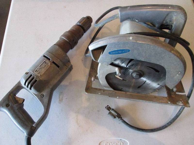 lot 45 image: Porta Cable Drill & Circular Saw