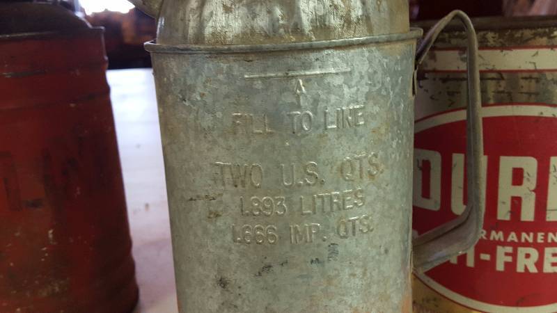 lot 216 image: Gasoline, Antifreeze, Spouts, Etc.