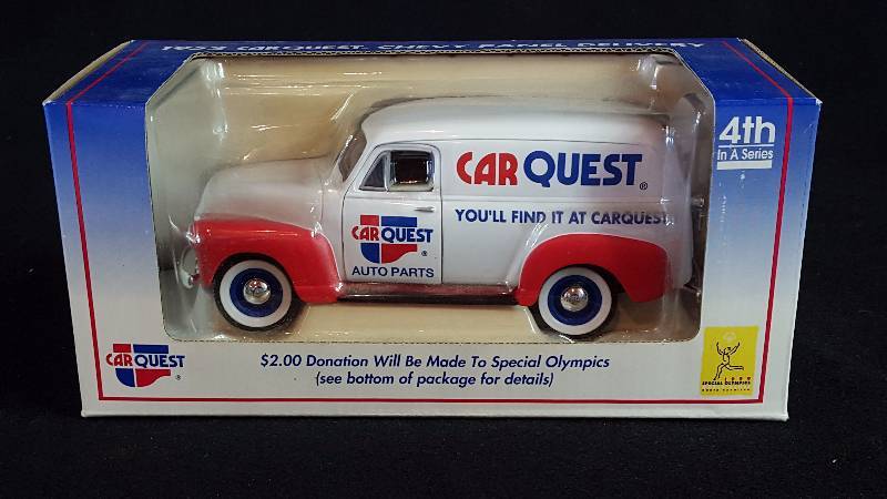 lot 253 image: 1952 Carquest Chevy Panel Delivery 124 Die Cast