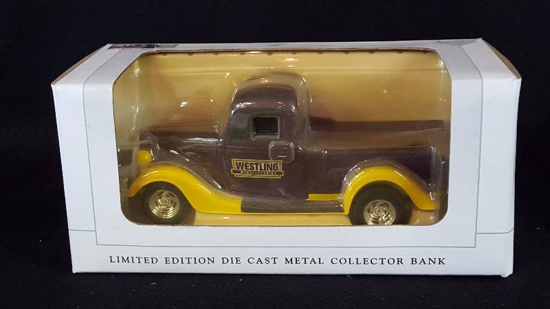 lot 279 image: SpecCast 1937 Ford Die Cast Metal Bank